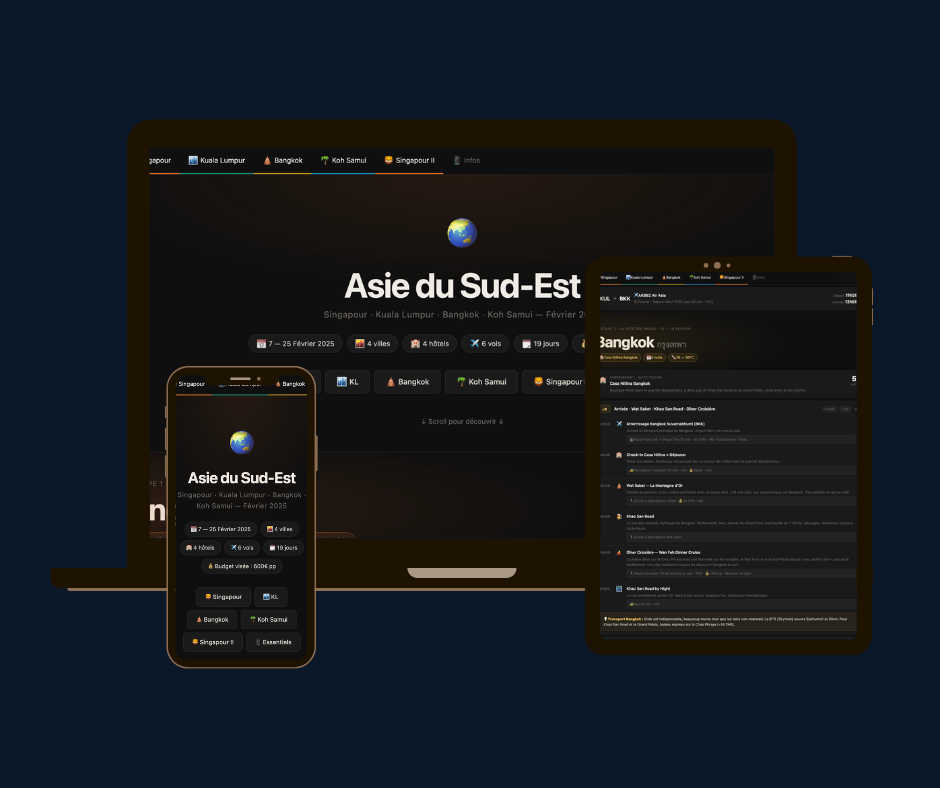 Programme de voyage interactif - Le Rat De Luxe